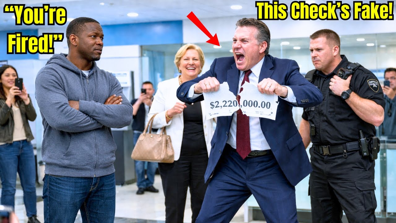 Bank Manager Tore Up a Black Man’s $2.2 Million Check — Unaware He Owns the Bank