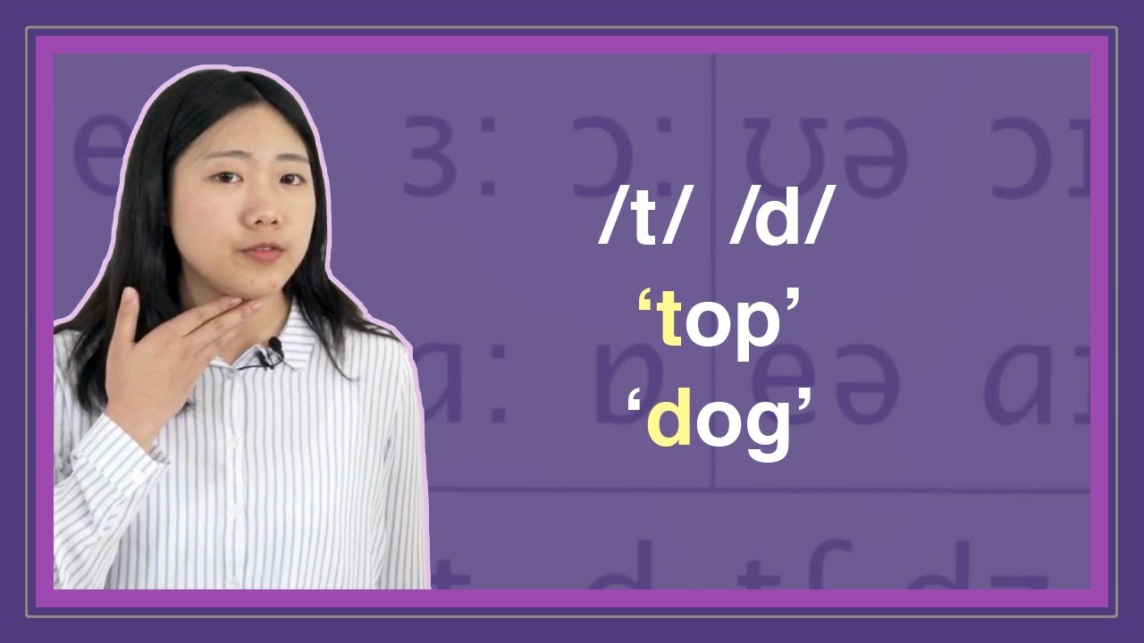 English Pronunciation 29: The /t/ and /d/ sounds