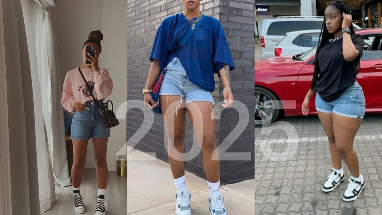 HOW TO STYLISHLY STYLE SHORT OUTFITS WITH CANVAS AND SNICKERS IN 2025