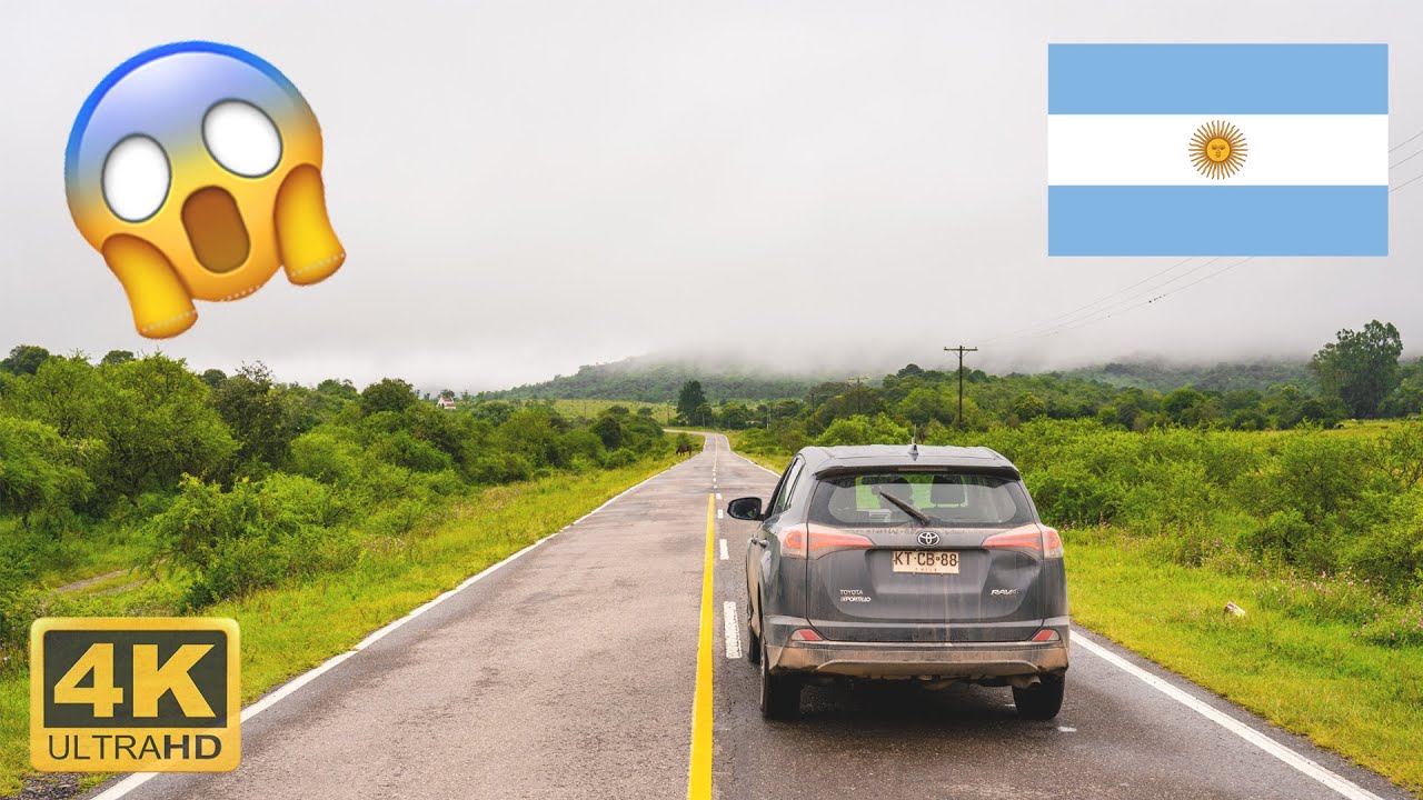drive from PURMAMARCA to SALTA - ARGENTINIA [4K]