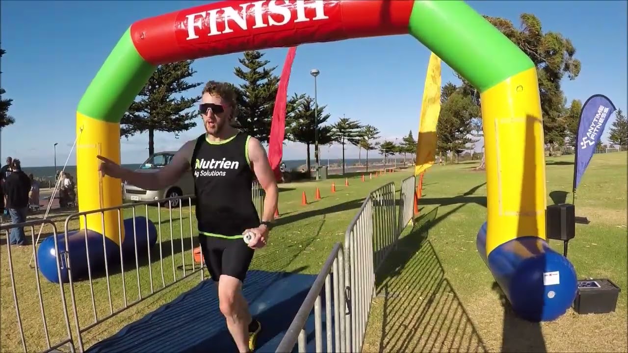 30/3/25 Whyalla Triathlon finish line
