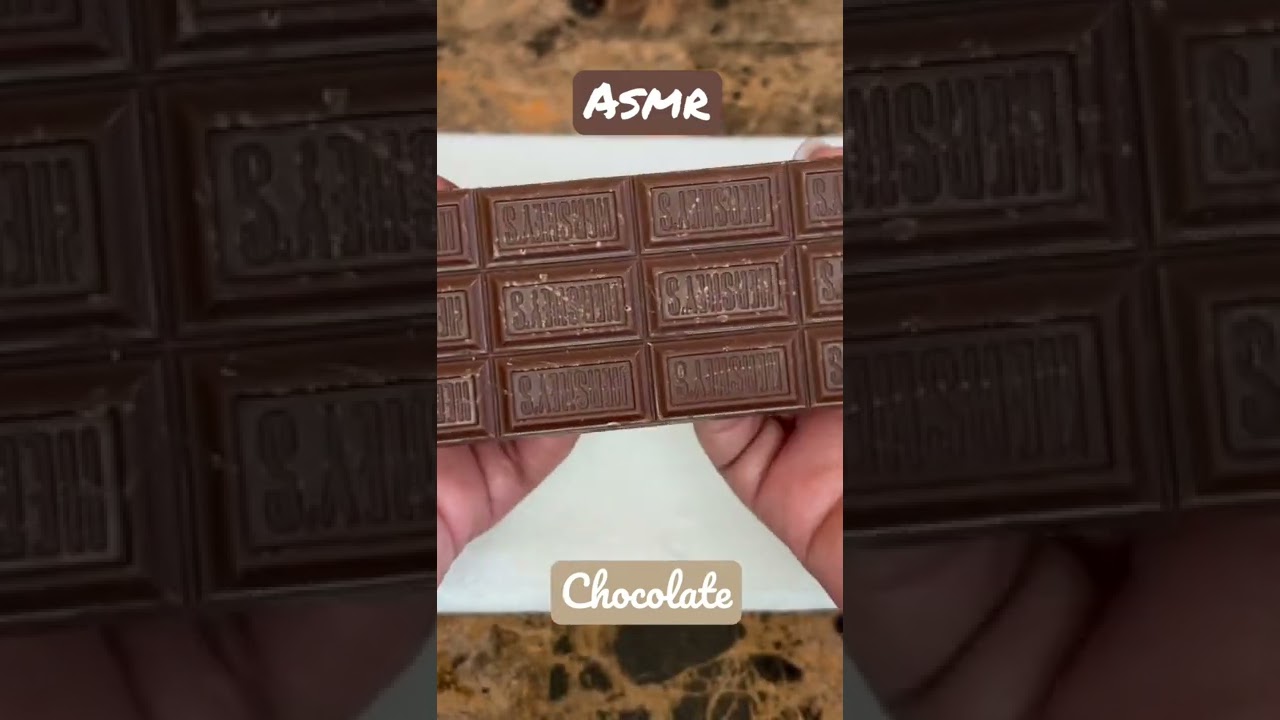ASMR Textured Chocolate FAST tapping and scratching 🍫  #asmrchocolate #chocolate #asmr #lofi #calm