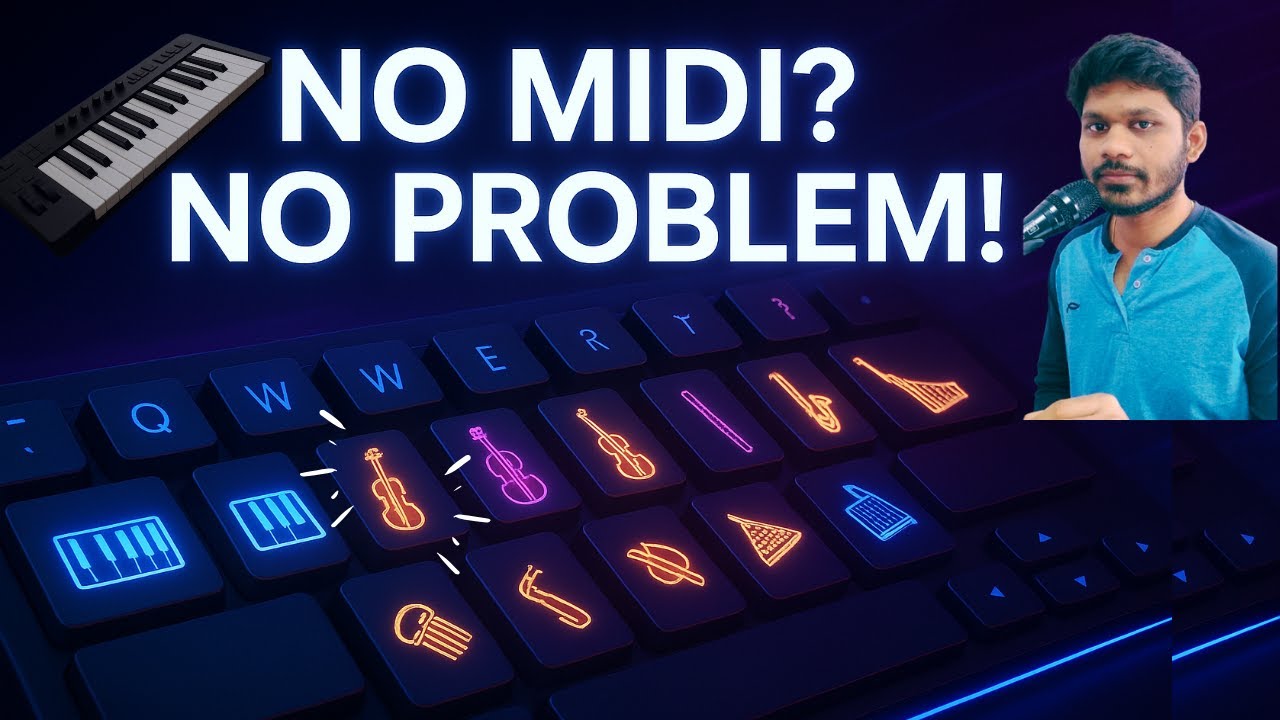 #live ULTIMATE Setup: Use QWERTY #pc #laptop Keyboard to Change Sounds #song in #gigperformer