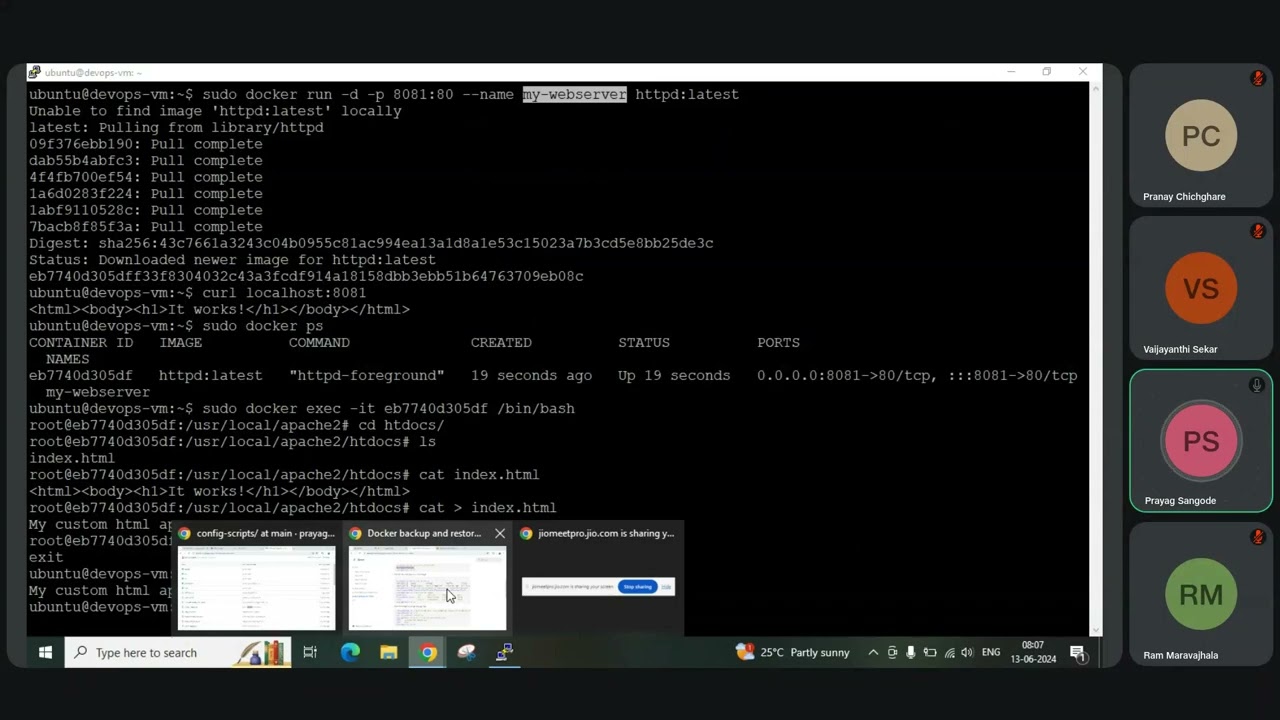 May DevOps Docker BackUp Restore