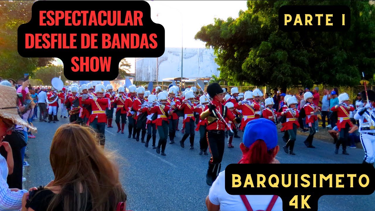 Hermoso Desfile de Bandas Shows en Barquisimeto en el Marco de la Feria Internacional