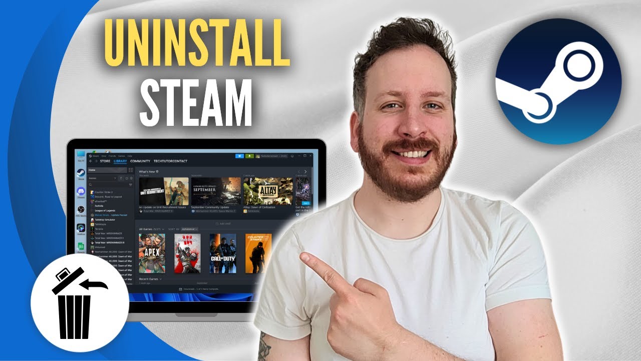 How To Uninstall Steam In Windows