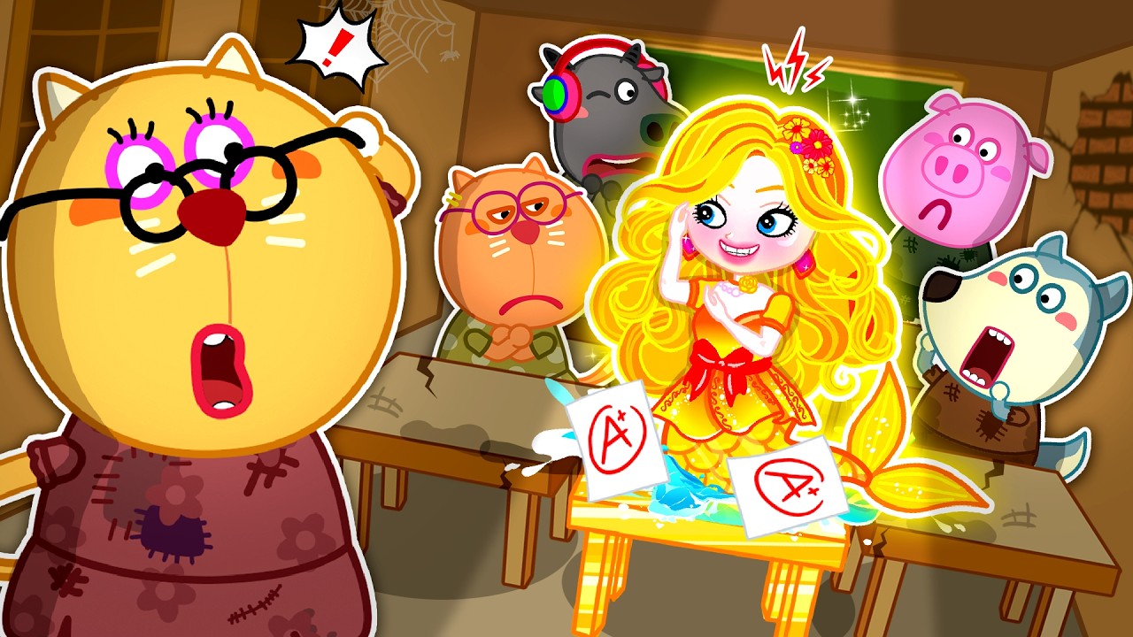 New Mermaid Student At School 🧜🏻 Be Friendly With New Friend 😸 Kids Cartoon | Moro Learning World