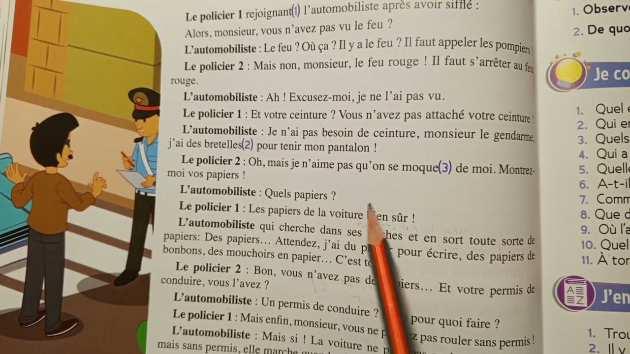 CE2: Lecture : Automobiliste bien imprudent page 64 Le trésor des mots