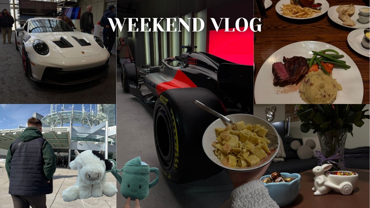 Видеоблог выходного дня | Автосалон в Торонто, покупки свечей, желейные конфеты и наверстываем уп...