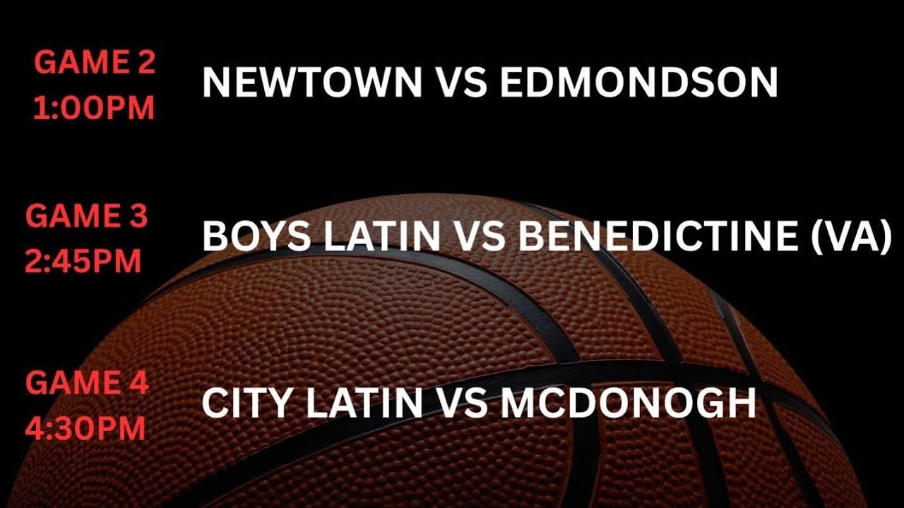 New Town vs Edmondson-Westside Game- 7th Baltimore Hoops Festival @St Frances