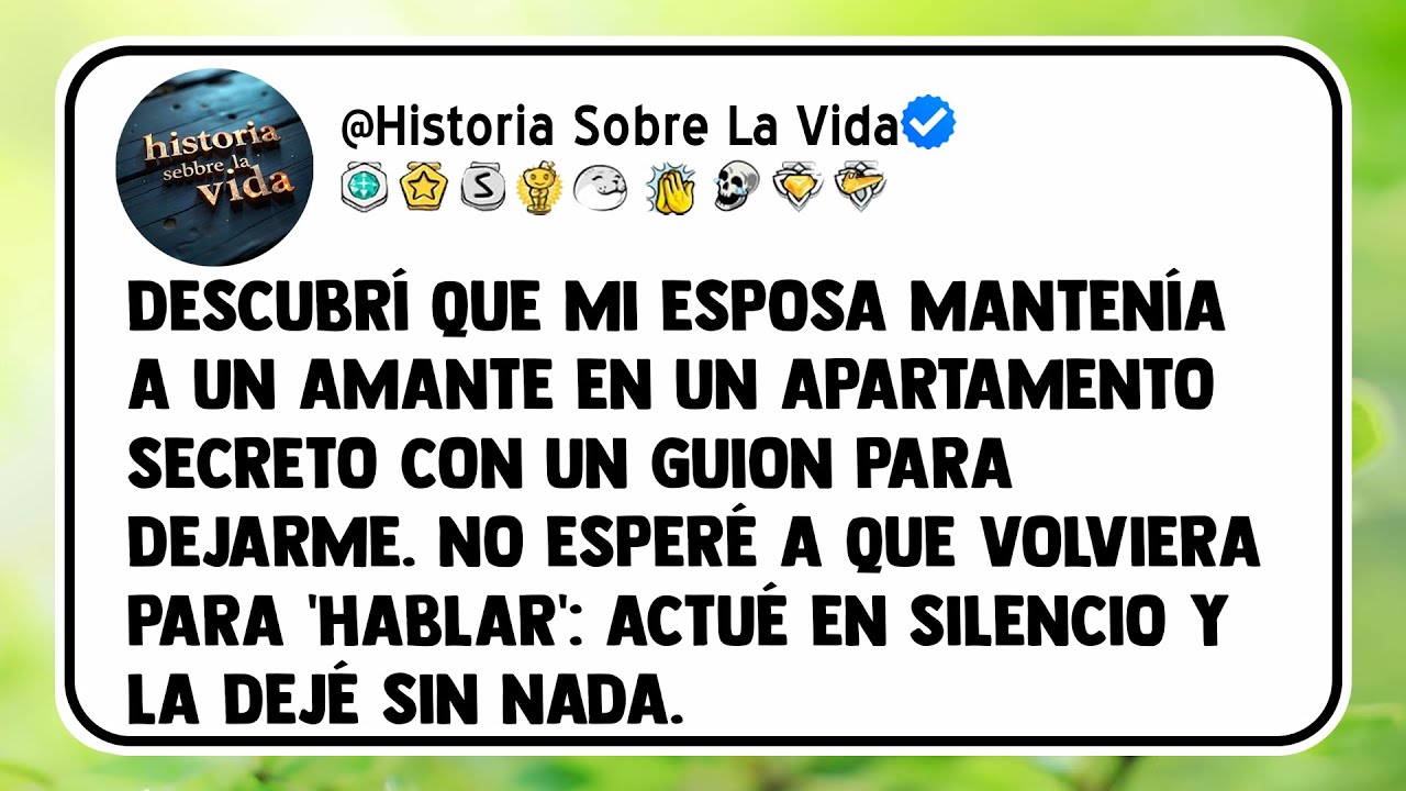 Descubrí que mi esposa mantenía a un amante en un apartamento secreto con un guion para dejarme.