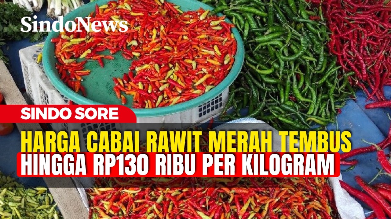 Harga Cabai Rawit Merah Tembus Hingga Rp130 Ribu per Kilogram | Sindo Sore