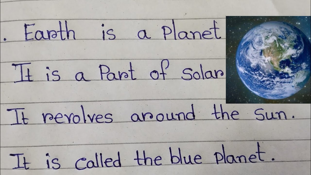 10 lines paragraph on Earth// English paragraph.