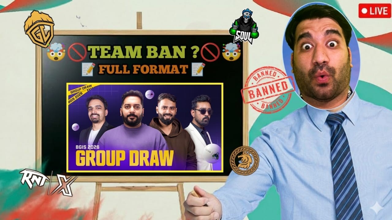 KAUN HUA BAN 🚫😱Lafda Hone Wala Hai 🌶 BGIS QF & SF - Group Draws Full Format Explained 📝#bgis #live