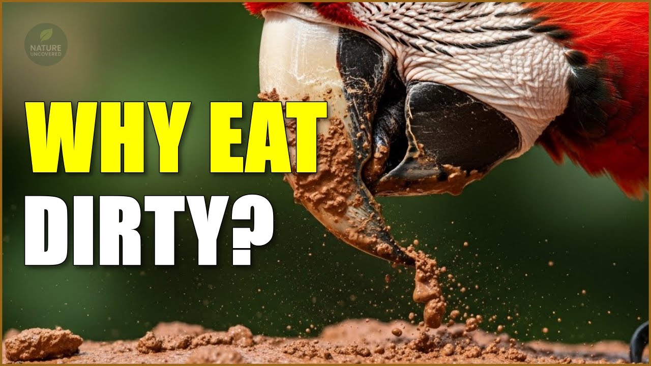These Parrots Eat Dirt and It Might Save Their Lives