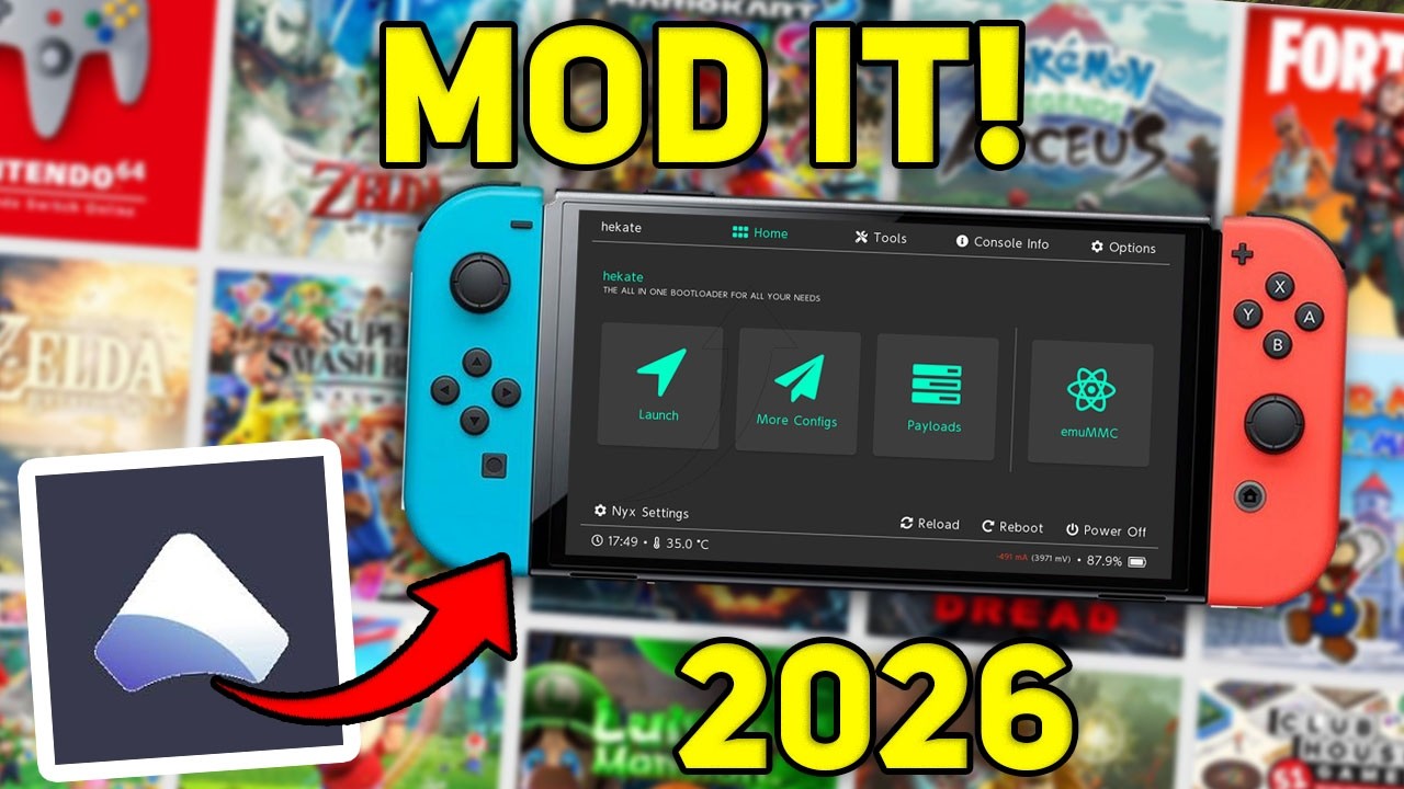 Хотите модифицировать свою Nintendo Switch в 2026 году?
