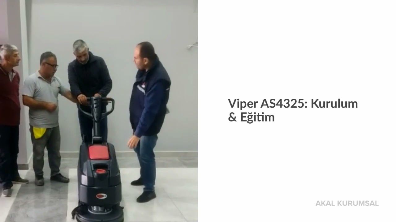 Viper AS 4325 B | Yer Temizleme Makinası | Kurulum & Eğitim