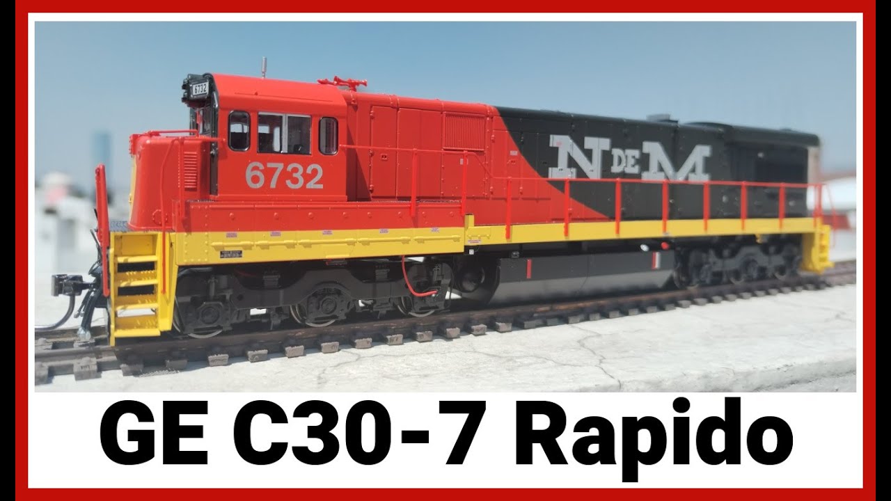 Rapido HO GE C30- 7 en escala HO