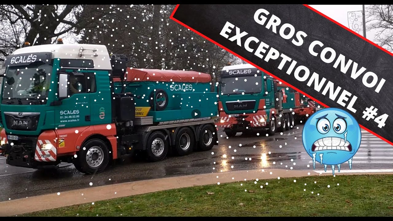 COMMENT 800 TONNES TRAVERSENT BELFORT SOUS UN TEMPS DE CHIEN ! 🌧❄💨             #convoi