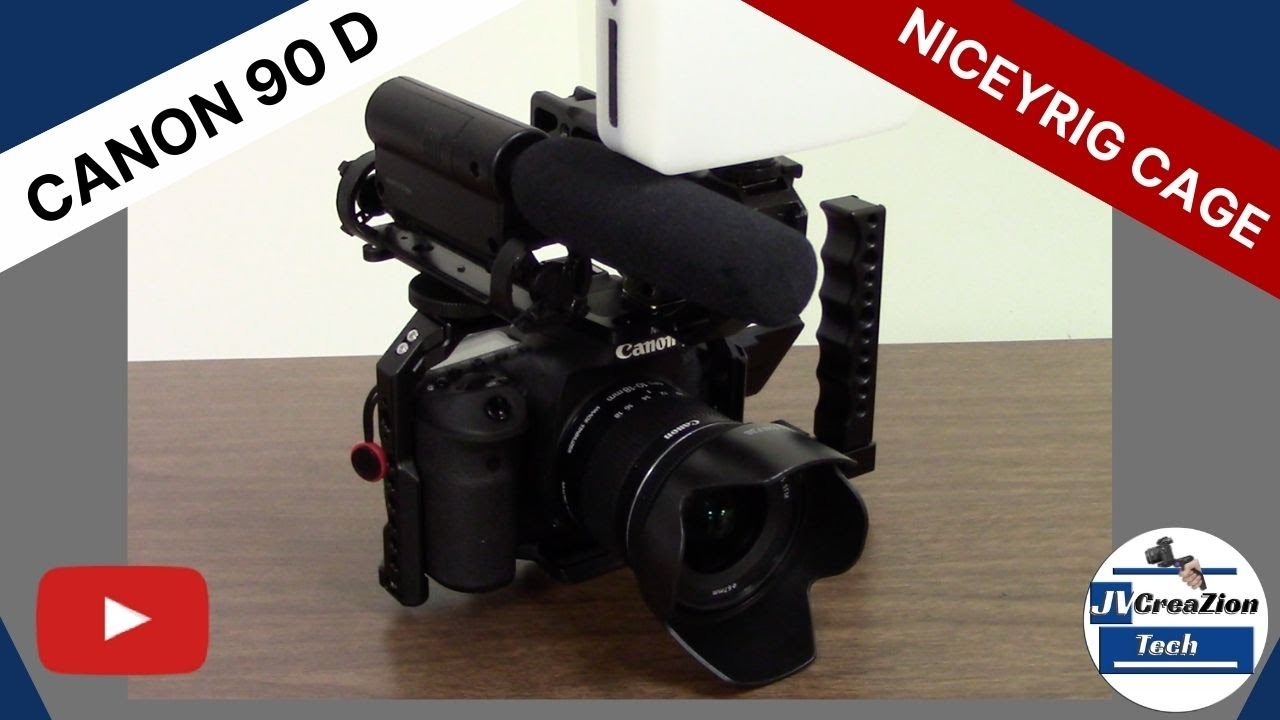 Niceyrig Camera cage review for canon 90D 80D or 70D with UURig R008 Camera/DSLR Top Handle