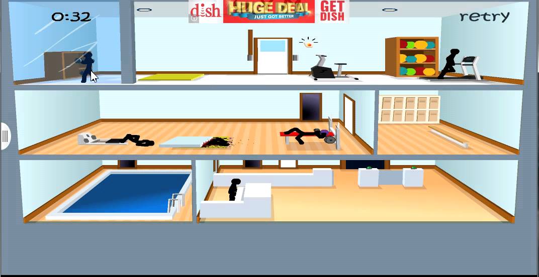 Click death gym Stickman Edition