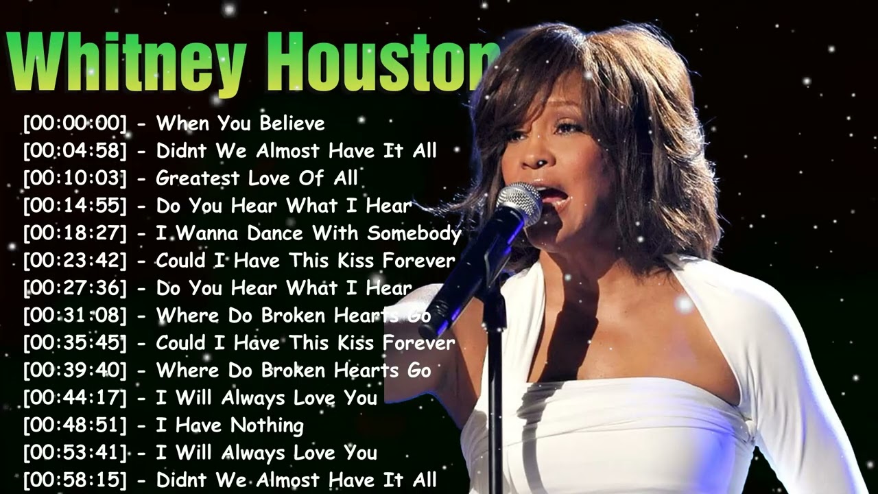 Whitney Houston Playlist – Greatest Hits Collection for True Music Lovers