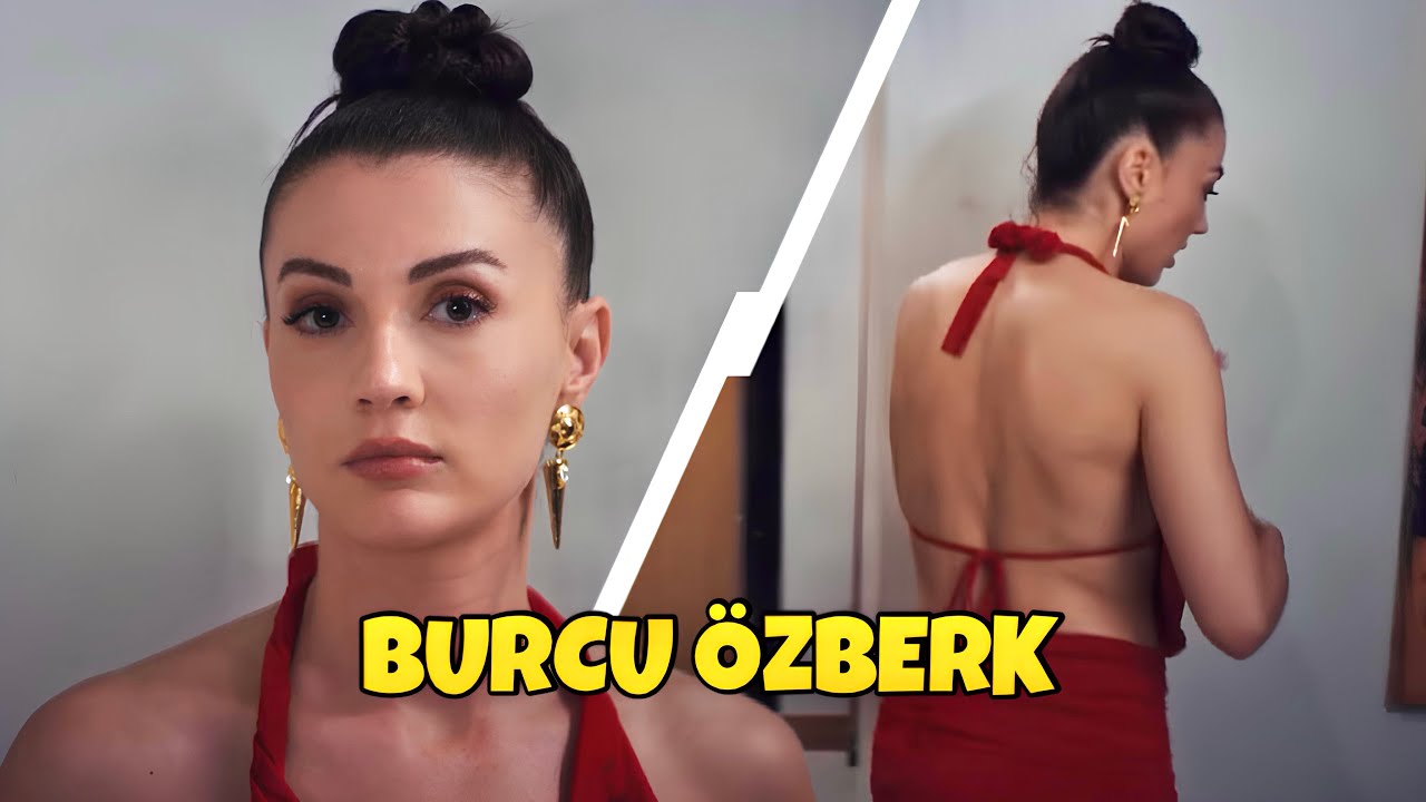 Burcu Özberk Seksi Kırmızı Elbisesi İle