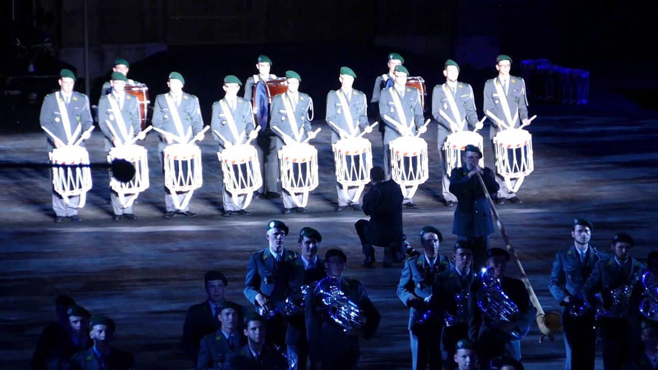 Basel Tattoo 2017 Rekrutenspiel der Schweizer Militärmusik