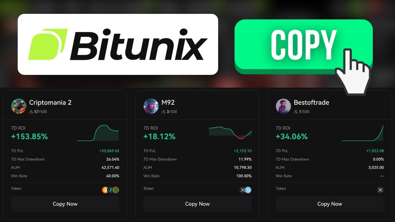 Bitunix Copy Trading Tutorial ✅ Make money by copying Pro Trades!