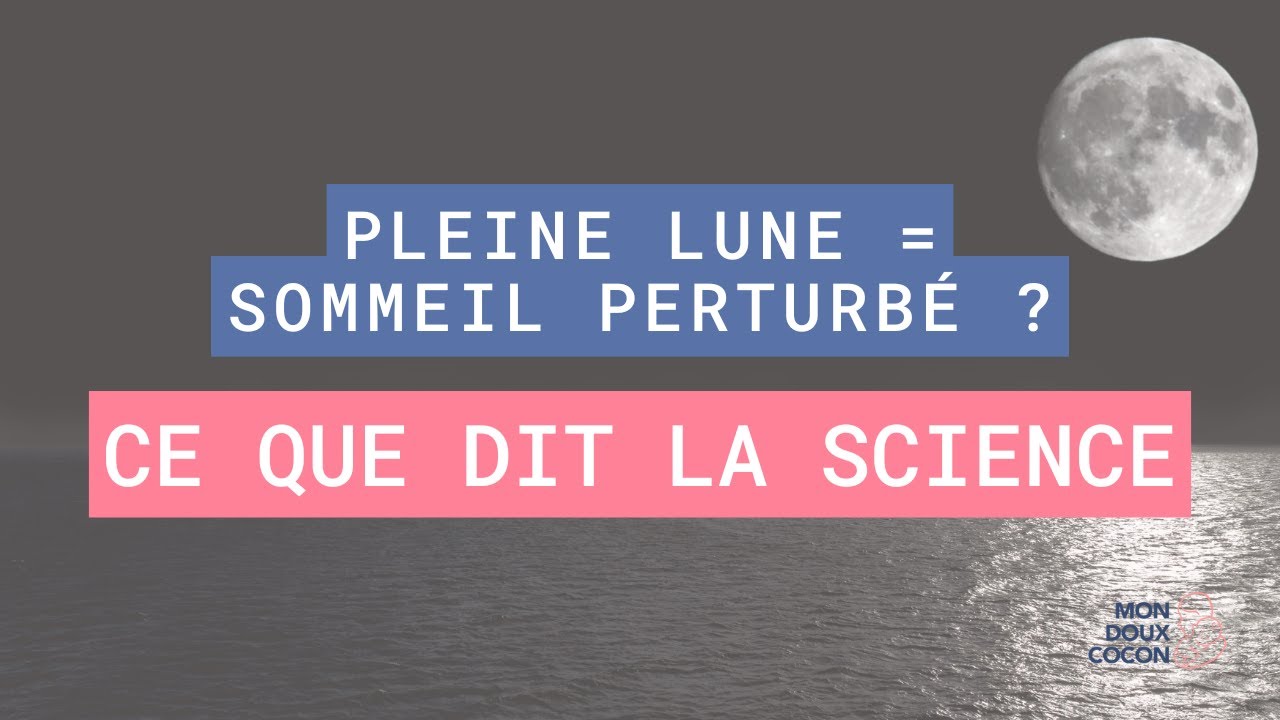La pleine lune empêche-t-elle vraiment bébé de dormir ?