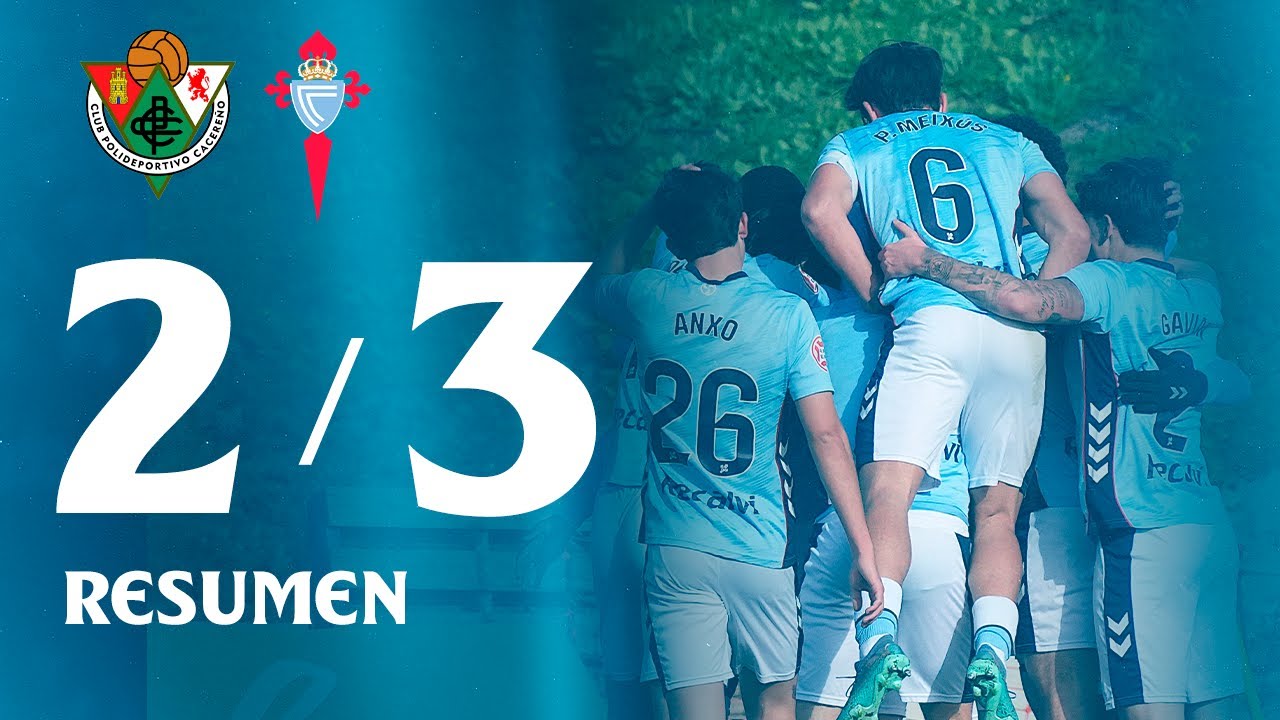 CP Cacere&ntilde;o vs Celta Fortuna (2-3) | Resumen y goles | Primera Federaci&oacute;n