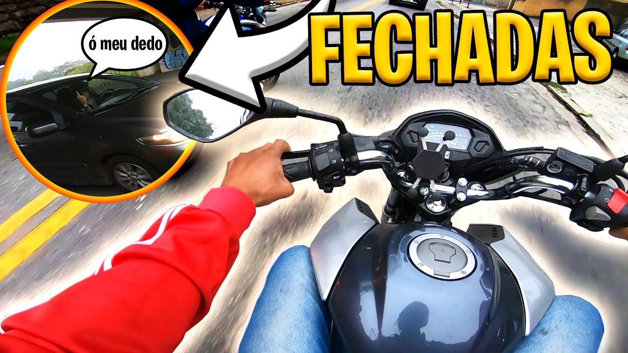 SEQUENCIA DE FECHADAS NO MOTOVLOG DE TITAN 160 🤬