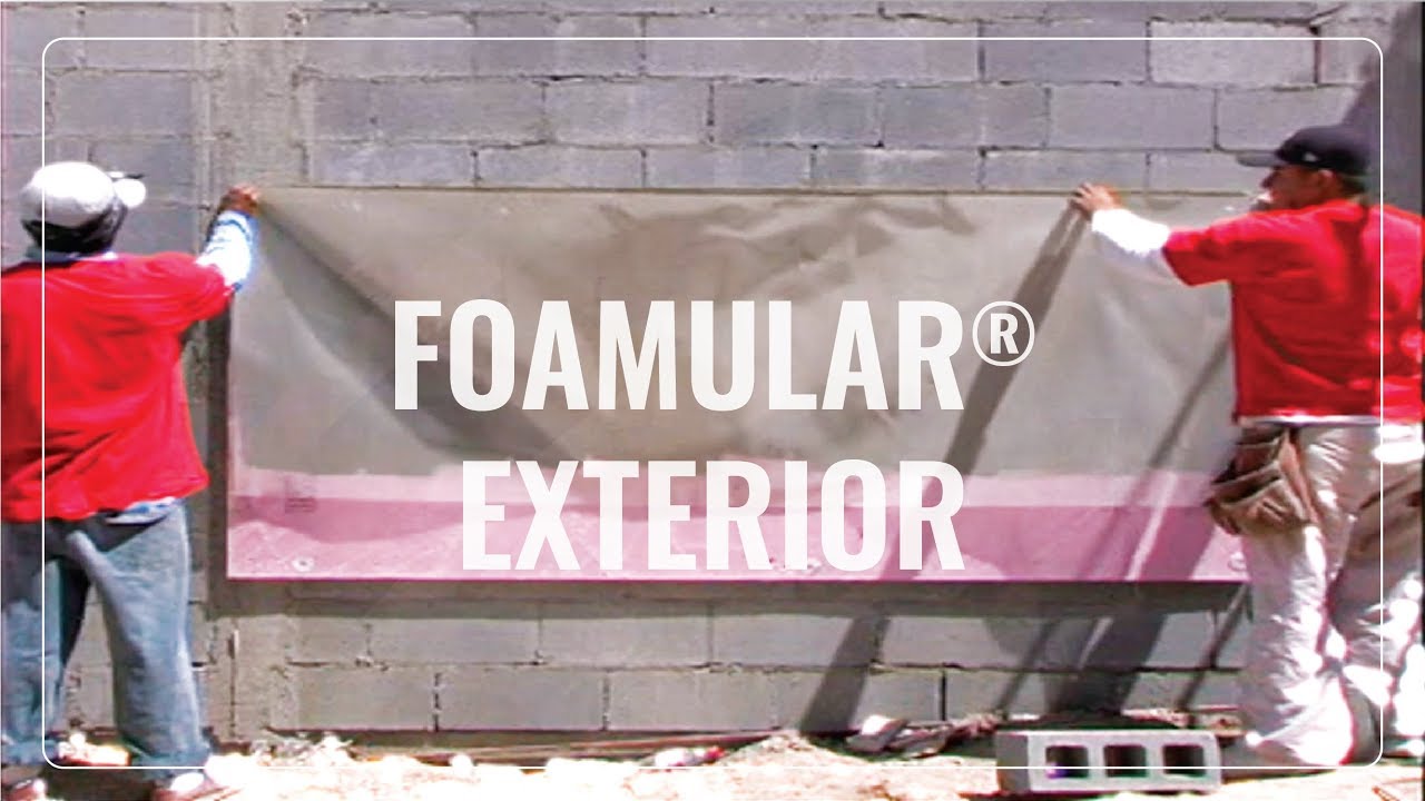 Instalación: Aislamiento Foamular® con Empastado en Muro Exterior