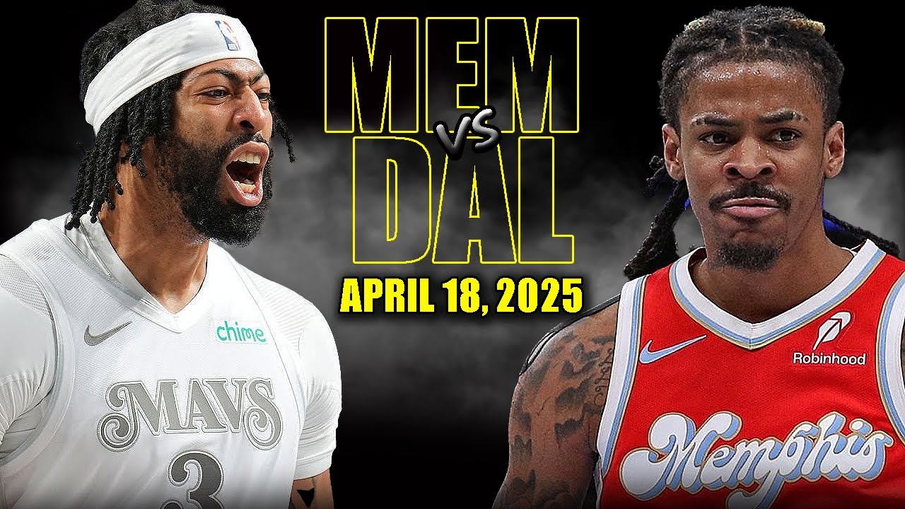 Memphis Grizzlies vs Dallas Mavericks Play-In Full Game Highlights - April 18, 2025 | NBA Play-In