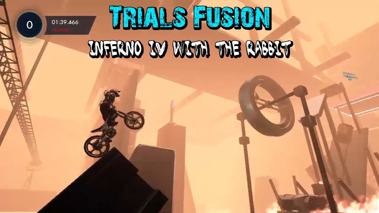 Trials Fusion : Inferno IV (rabbit gameplay)