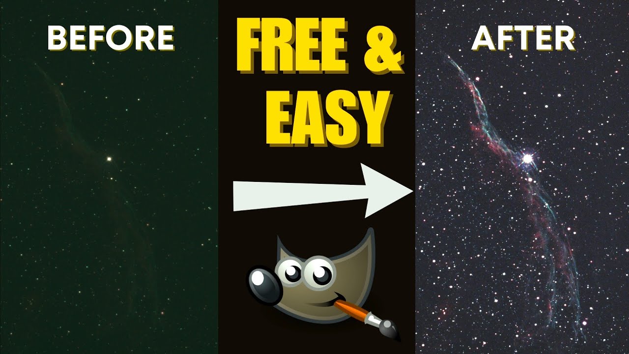 Easy Astrophotography Editing Anyone Can Do for FREE!