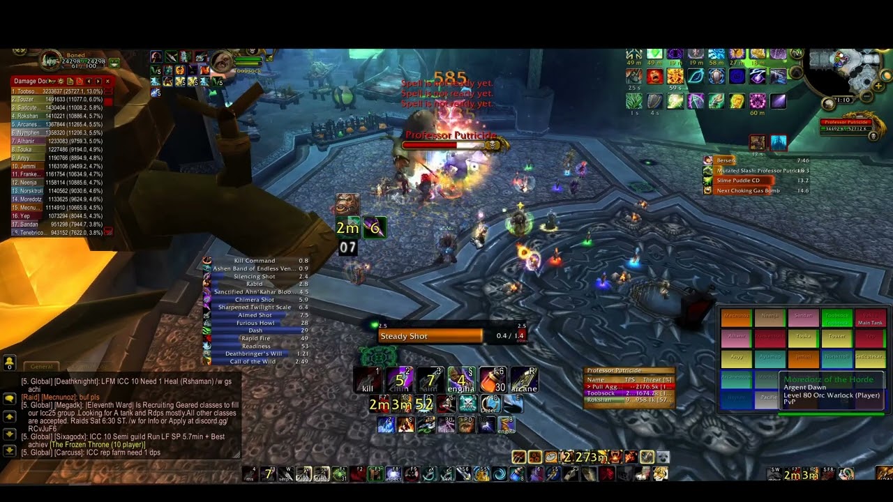 Marksmanship hunter ICC 25 HC Professor Putricide (lordaeron 02-05-2019)