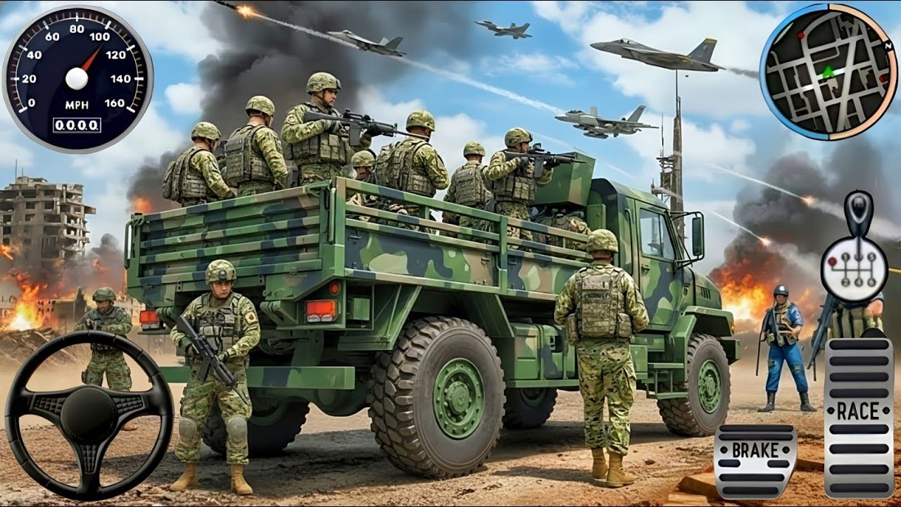 Army Truck Driving Cargo Games | US Offroad Army Truck Driving 3D 2026 Android Gameplay