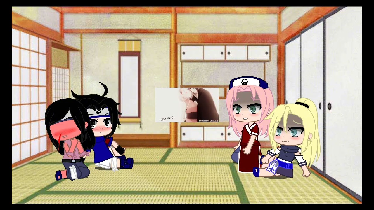 Yuki, Sasuke, Ino e Sakura (crianças ) react rap 