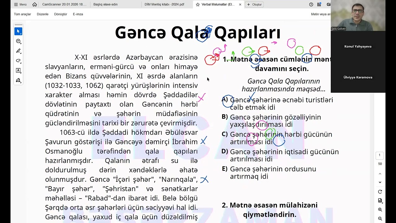 Yüksəliş 2026 2-5 21:00 1-ci dərs