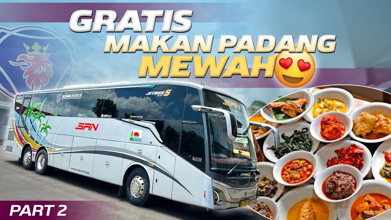 WOW, GAK BERASA NAIK BUS DI SUMATERA😍‼️Trip Bengkulu - Padang with Siliwangi Antar Nusa PART 2