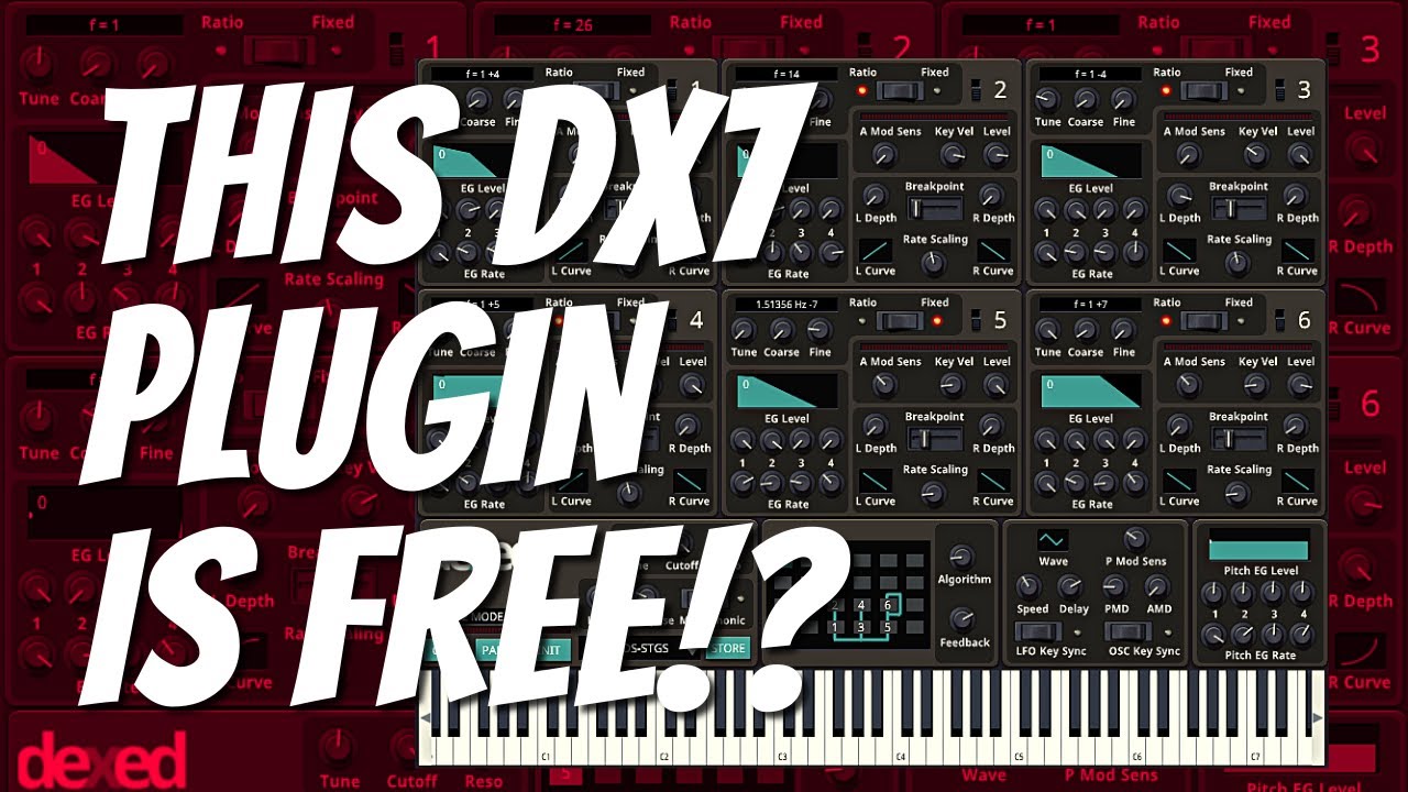 Dexed VST Plugin a FREE DX7 Emulation