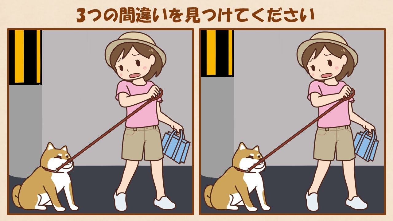 【間違い探し】脳に刺激を与えて思い出す力を鍛える！間違い探しクイズ