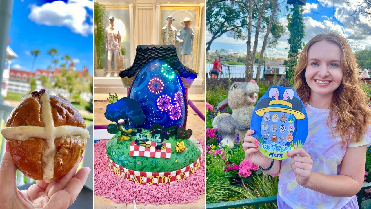 All Things Easter at DISNEY WORLD! Epcot Egg-Stravaganza Egg Hunt & Grand Floridian Easter Eggs