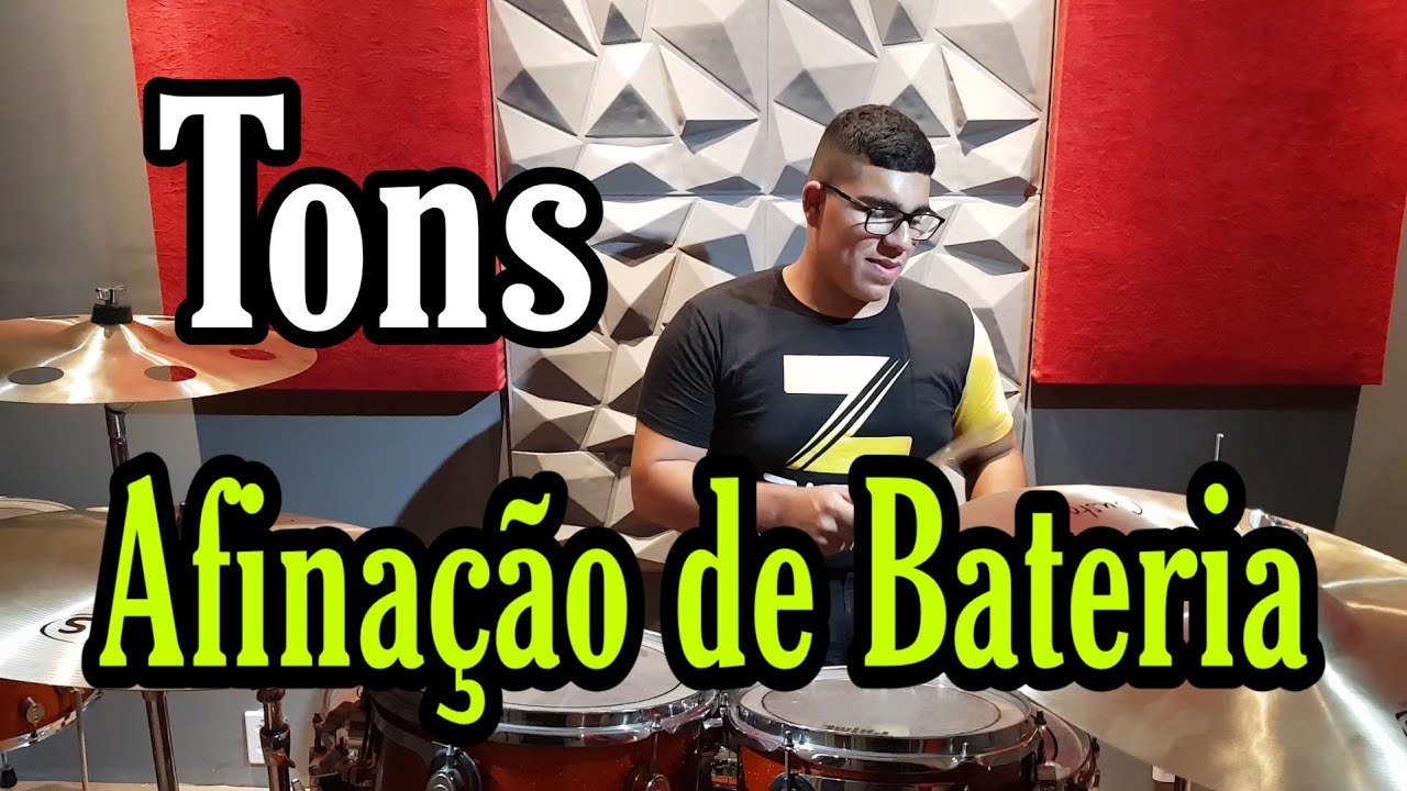 Afinação de Bateria- Tons