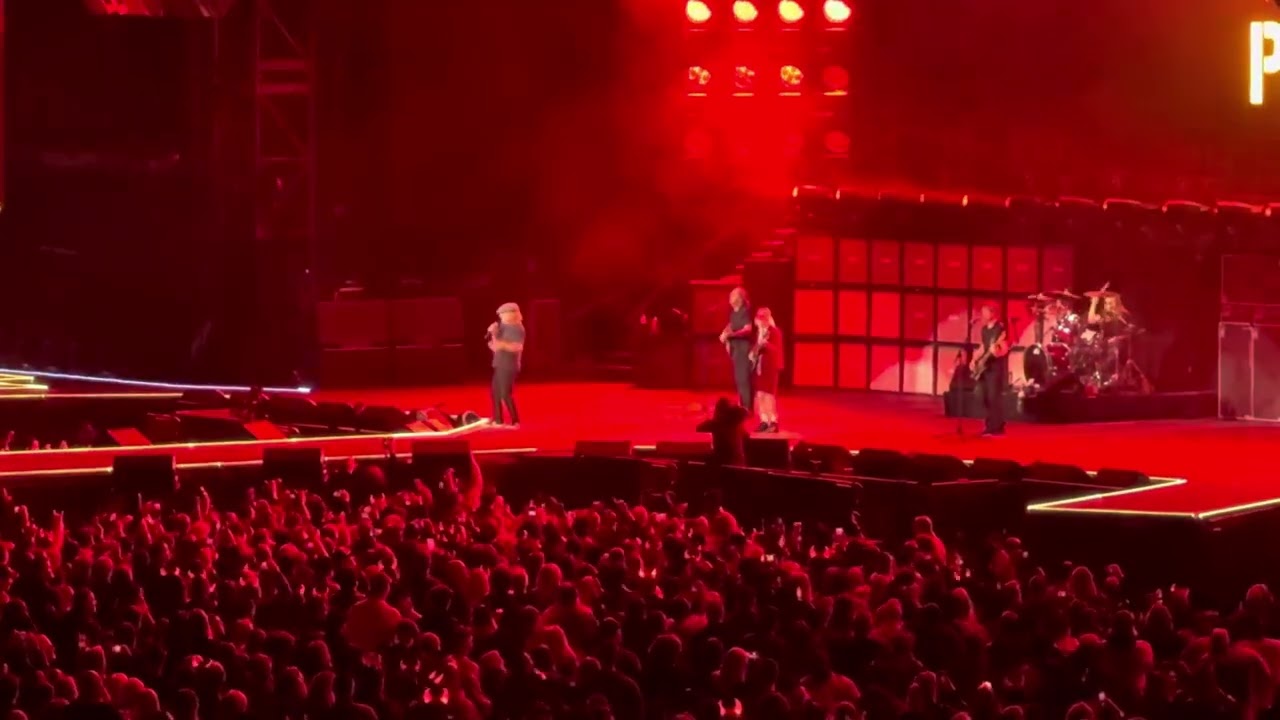 AC DC show opener live from the Rose Bowl, Pasadena, CA  - If You Want Blood April 18, 2025