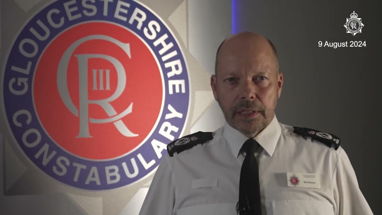 A message from Chief Constable Rod Hansen of Gloucestershire Constabulary