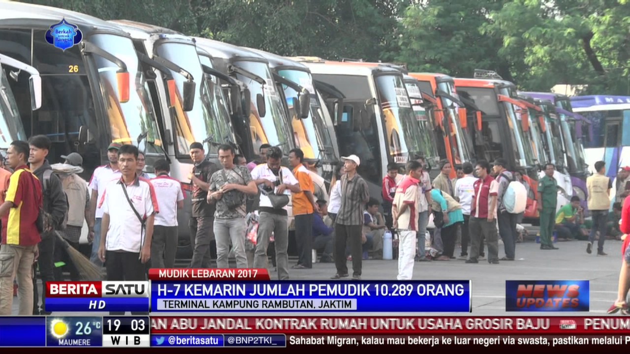 Suasana Mudik Sudah Terlihat di Terminal Kampung Rambutan