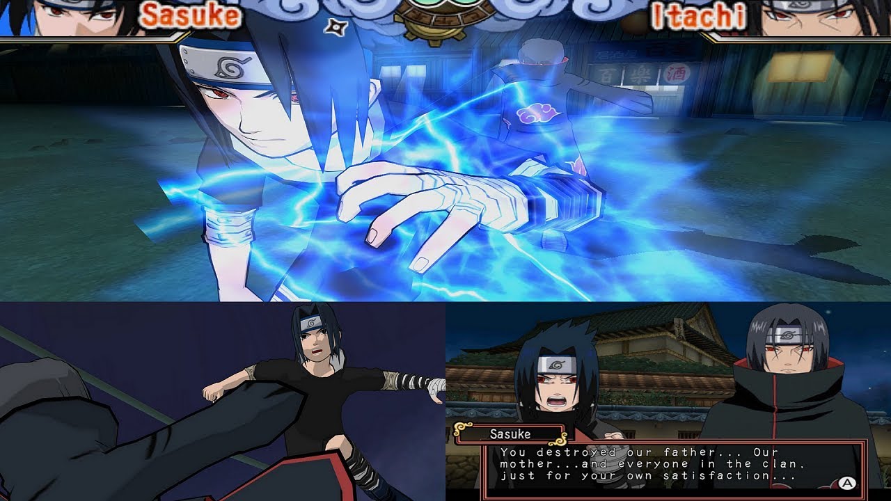 Naruto Clash of Ninja Revolution Walkthrough Part 15 - Sasuke vs Itachi Mission 22 Jonin Level 1080p