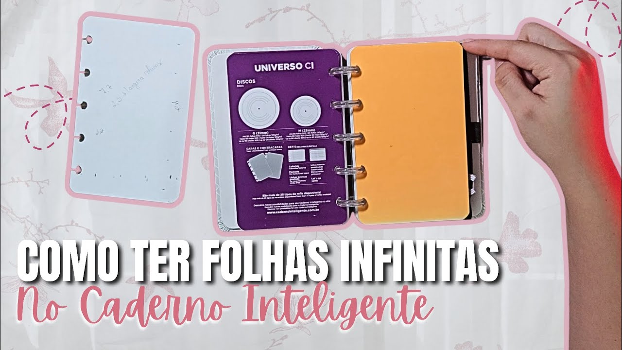 Como Ter Folhas Infinitas no Caderno Inteligente ✨️